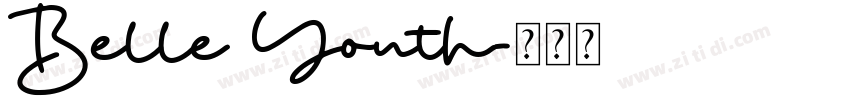 Belle Youth字体转换
